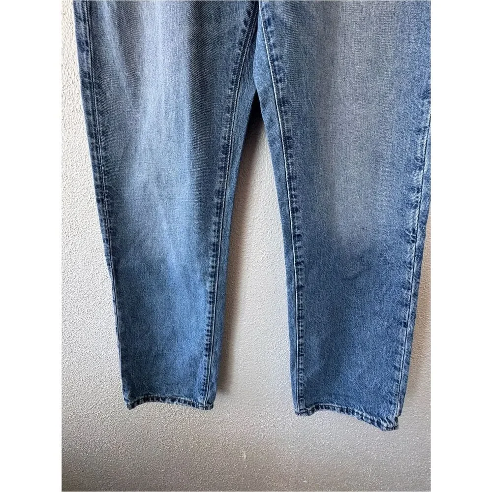 J Crew Classic Relaxed 100% Cotton Blue Denim Jeans SZ 29
